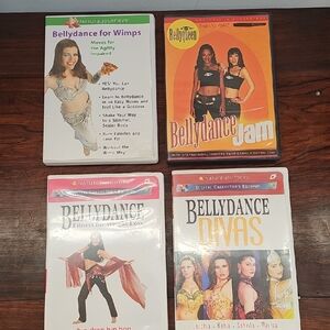 Set of 4 Bellydance DVD Collection excellent condition - Fitness Weight Loss
